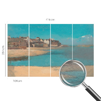 Moderní fototapeta na míru Klidná vesnice