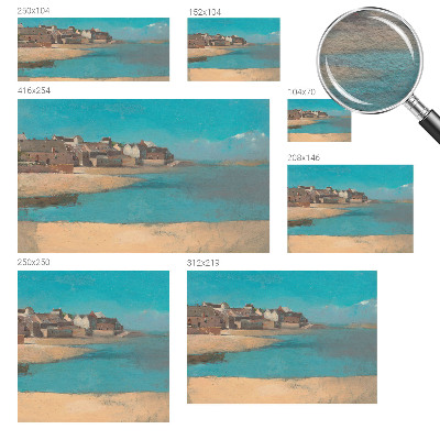 Moderní fototapeta na míru Klidná vesnice