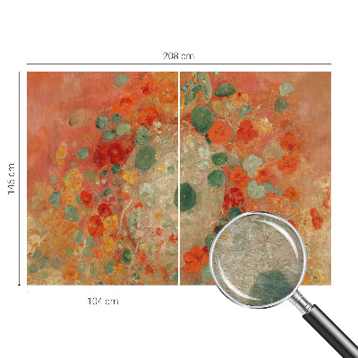 Fototapeta na míru do obýváku Abstraktní květiny