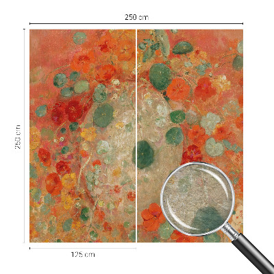 Fototapeta na míru do obýváku Abstraktní květiny