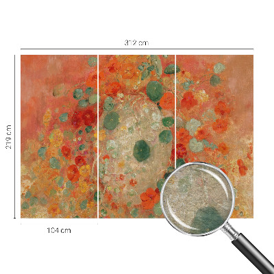 Fototapeta na míru do obýváku Abstraktní květiny