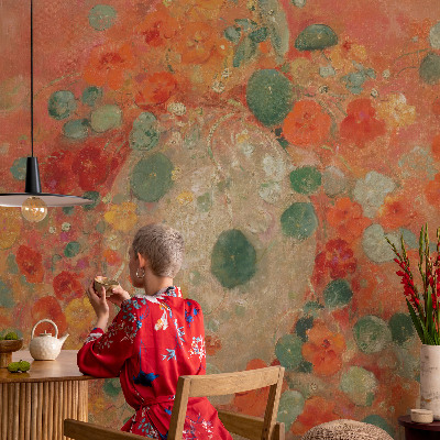 Fototapeta na míru do obýváku Abstraktní květiny