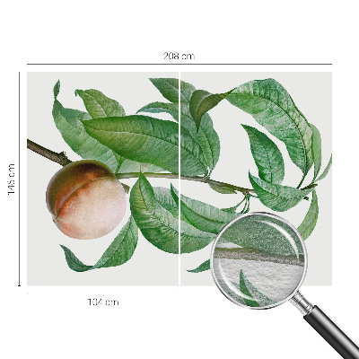 Vliesová fototapeta s potiskem Zralá broskev