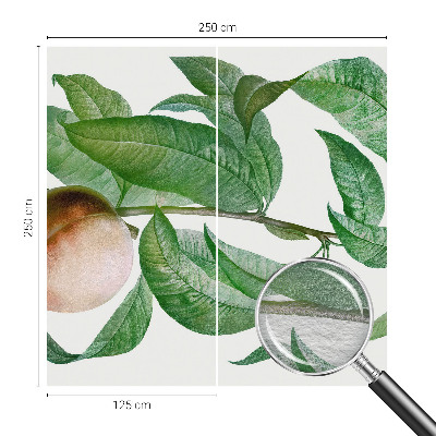 Vliesová fototapeta s potiskem Zralá broskev