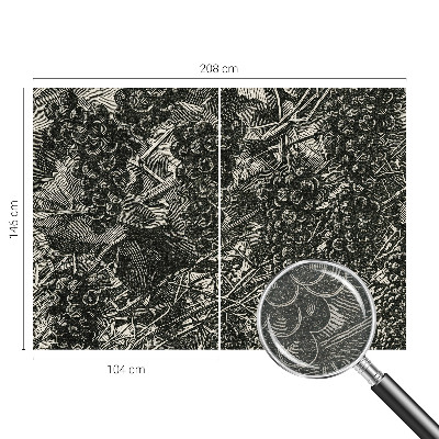 Fototapeta na míru do obýváku Hroznový tisk