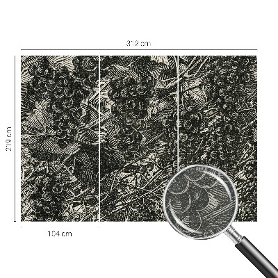 Fototapeta na míru do obýváku Hroznový tisk