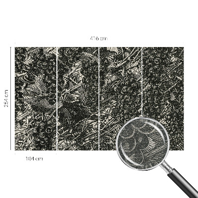 Fototapeta na míru do obýváku Hroznový tisk