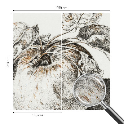 Fototapeta na zeď Jablečné listy