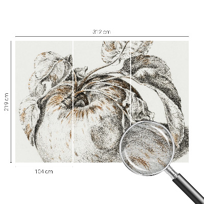 Fototapeta na zeď Jablečné listy