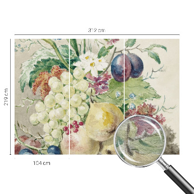 Vliesová fototapeta na zeď Květiny a plody