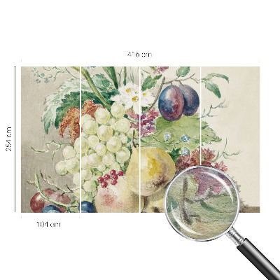 Vliesová fototapeta na zeď Květiny a plody