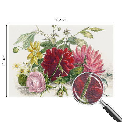 Vliesová fototapeta do ložnice Kytice květin