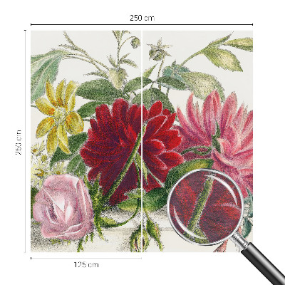 Vliesová fototapeta do ložnice Kytice květin