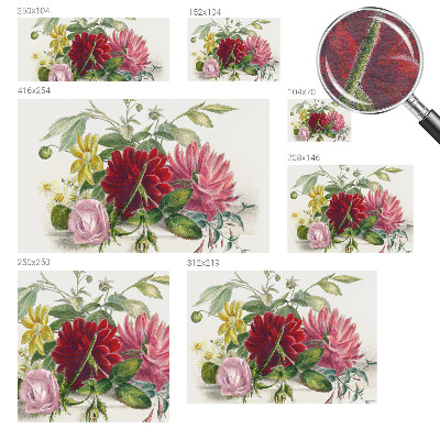 Vliesová fototapeta do ložnice Kytice květin