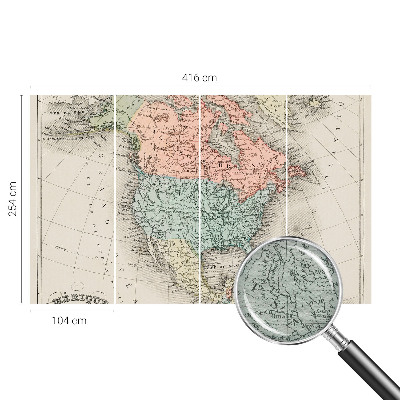 Vliesová fototapeta pro děti Historická mapa