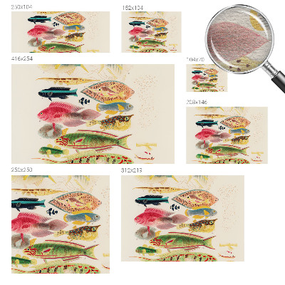 Vliesová fototapeta s potiskem Barevné ryby