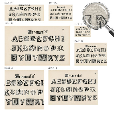 Vliesová fototapeta do ložnice Dekorativní písmena