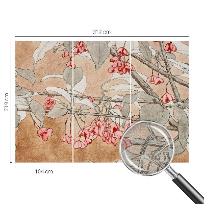 Moderní fototapeta na míru Květinová harmonie