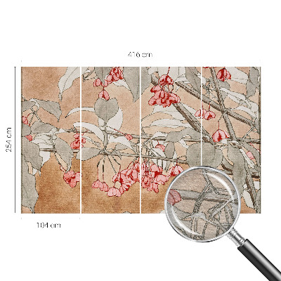 Moderní fototapeta na míru Květinová harmonie