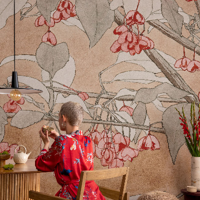 Moderní fototapeta na míru Květinová harmonie