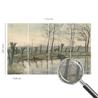 Fototapeta na míru do ložnice Zimní krajina