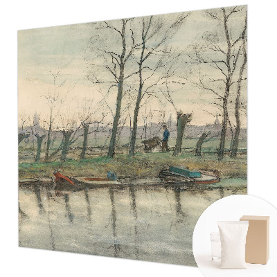 Fototapeta na míru do ložnice Zimní krajina