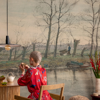 Fototapeta na míru do ložnice Zimní krajina