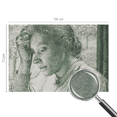 Vliesová fototapeta s potiskem Reflexivní žena