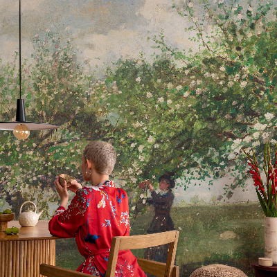 Vliesová fototapeta do obýváků Jarní scéna