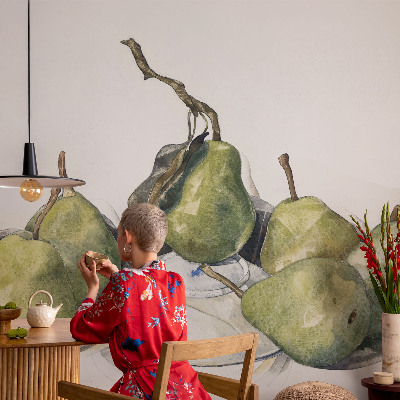 Fotografická tapeta vliesová Akvarel hrušky