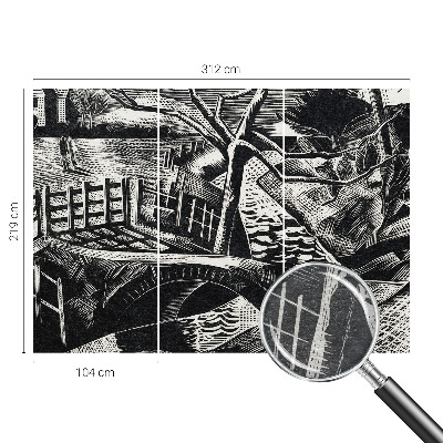 Moderní fototapeta na míru Architektonická krajina