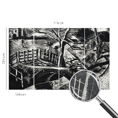 Moderní fototapeta na míru Architektonická krajina