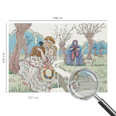 Fototapeta na míru do obýváku Romantická scéna