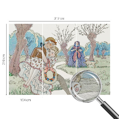 Fototapeta na míru do obýváku Romantická scéna