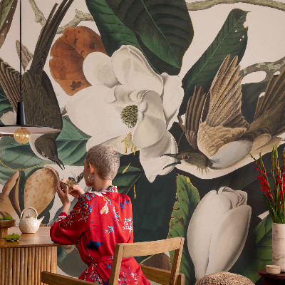 Fototapeta na stěnu Ptáci magnólie