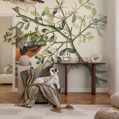 Vliesová fototapeta na zeď Barevní ptáci