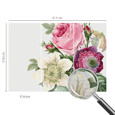 Fotografická tapeta vliesová Kytice květin