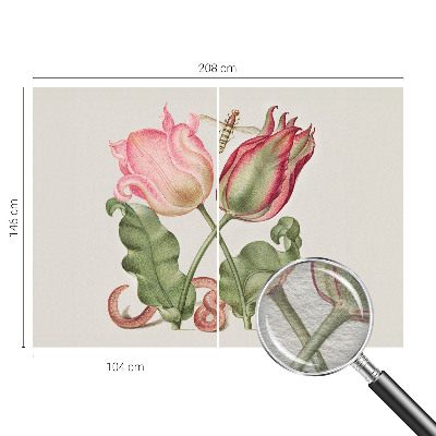 Vliesová fototapeta pro děti Tulipánová krása