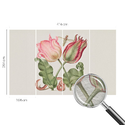 Vliesová fototapeta pro děti Tulipánová krása