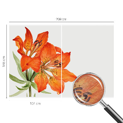 Moderní fototapeta na míru Oranžová lilie