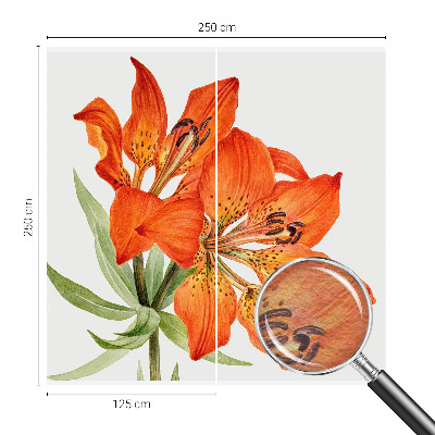 Moderní fototapeta na míru Oranžová lilie