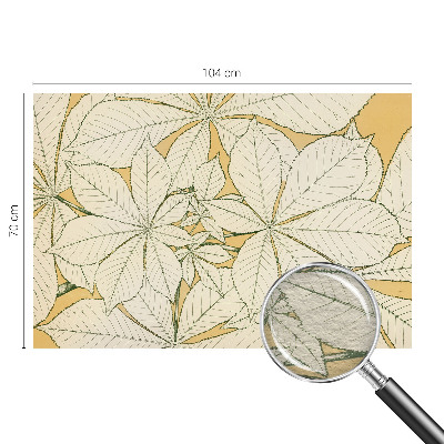 Fototapeta na míru do ložnice Kaštanové listy