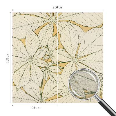 Fototapeta na míru do ložnice Kaštanové listy