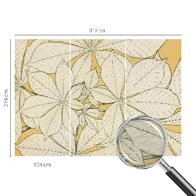 Fototapeta na míru do ložnice Kaštanové listy