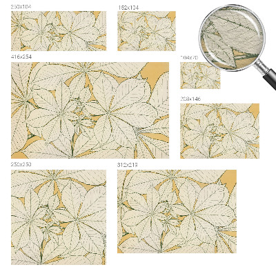 Fototapeta na míru do ložnice Kaštanové listy