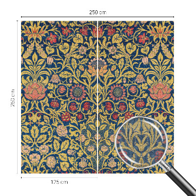 Vliesová fototapeta s potiskem Květinový vzor