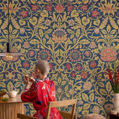 Vliesová fototapeta s potiskem Květinový vzor