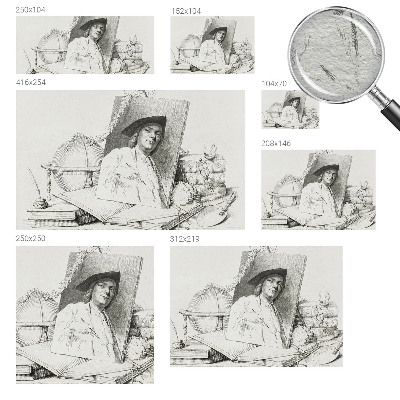 Fototapeta na zeď Umělecký portrét