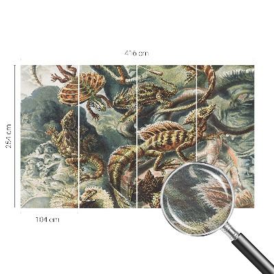 Fototapeta do ložnice Exotických plazů