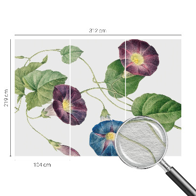 Vliesová fototapeta do ložnice Floristická elegance